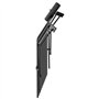 vidaXL Tête de fourche avec 14 dents noir acier, tête de remplacement de fourche, tête de remplacement de fourche à fumier, tête