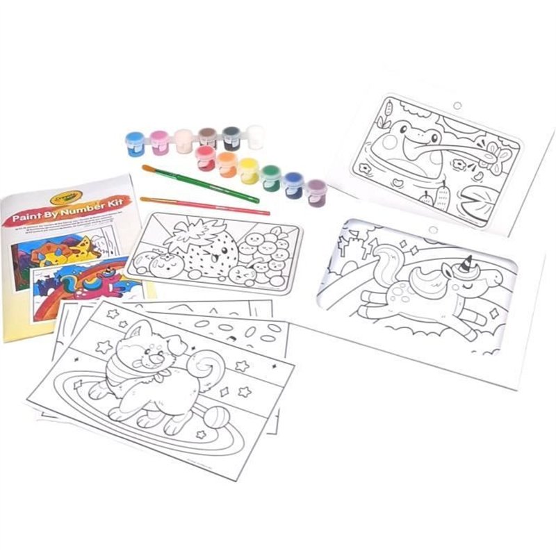Image secondaire de Kit de peinture par numéro - CRAYOLA - 6 gabarits de peinture - Des 5 ans