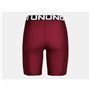 Leggings de sport pour homme Under Armour Hg 8In Bordeaux Rouge carmin