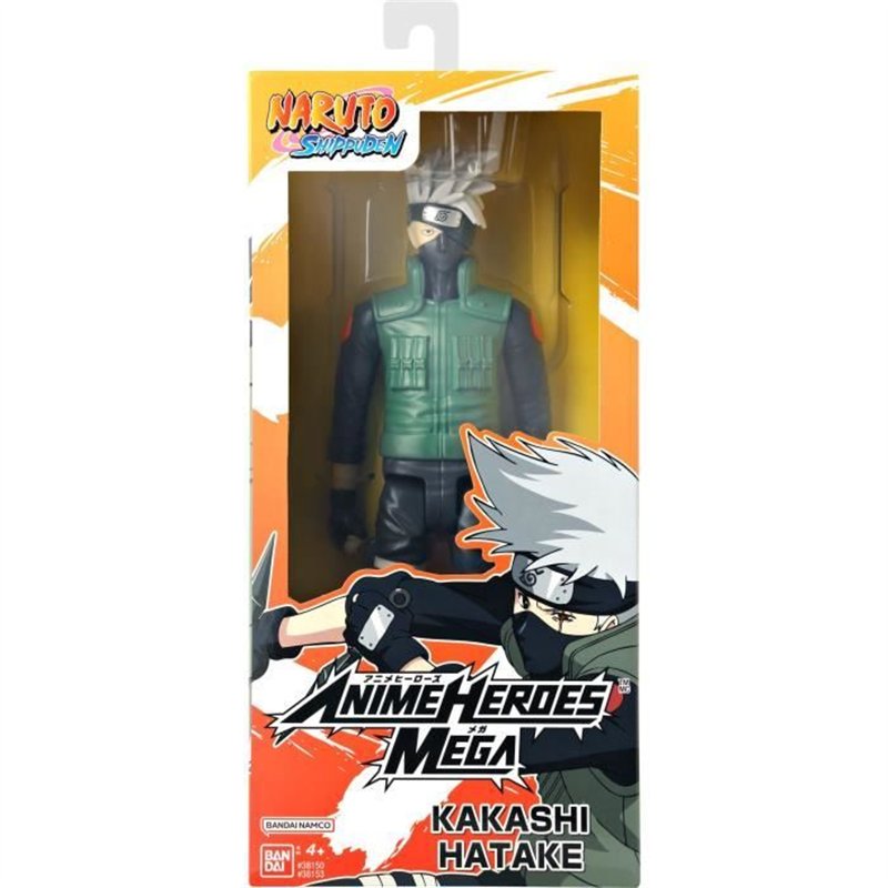 Image secondaire de Figurine Anime Heroes articulée - BANDAI - Naruto Shippuden - Kakashi Hatake Mega - 30 cm