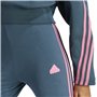 Leggings de Sport pour Femmes Adidas Fi 3S Bleu