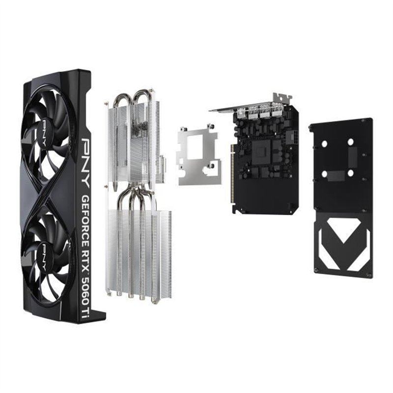 Image secondaire de PNY - Carte graphique - GeForce RTX 5060 Ti - 8GB - Overclocked Dual Fan DLSS 4