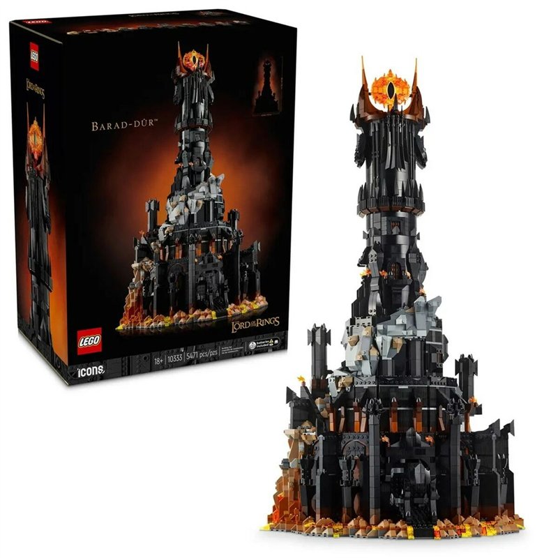Set de construction Lego ICONS 10333 The Lord of the Rings: Barad-dûr 5471 Pièces