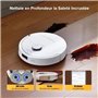 ROBOROCK QREVO 5AE - Aspirateur Robot Laveur avec Station - Puissance 12000 Pa - Serpillieres FlexiArm - Double Anti-emmelement