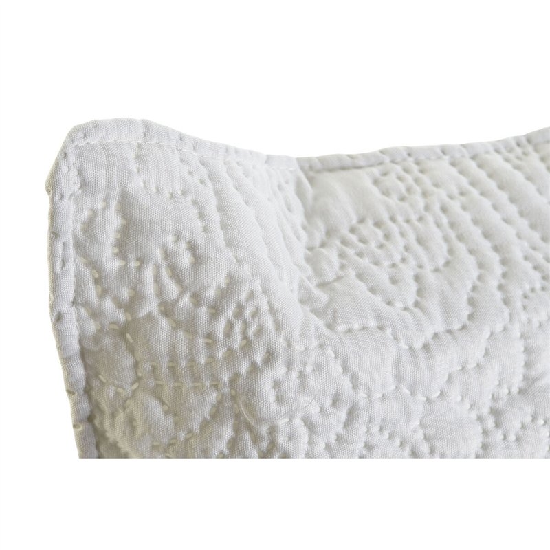 Image secondaire de Coussin DKD Home Decor Blanc Polyester Floral 60 x 10 x 40 cm