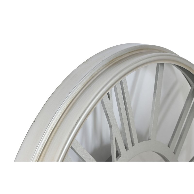 Image secondaire de Horloge Murale Home ESPRIT Argenté Fer 102 x 9,5 x 102 cm