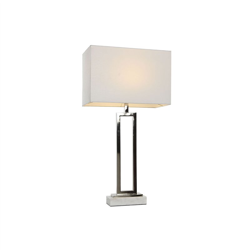 Image secondaire de Lampe de bureau Home ESPRIT Blanc Argenté 50 W 220 V