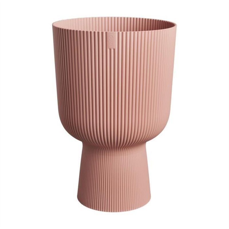 Pot de fleur - Elho - Vibes Fold Coupe - Rose - L 30 x B 29.5 x H 45 cm - Intérieur - 100% recyclé