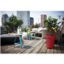 Pot de fleur - Elho - Loft Urban Rond - Haut 42 - Rouge - Ø 42 x H 56 cm - Extérieur - 100% recyclé