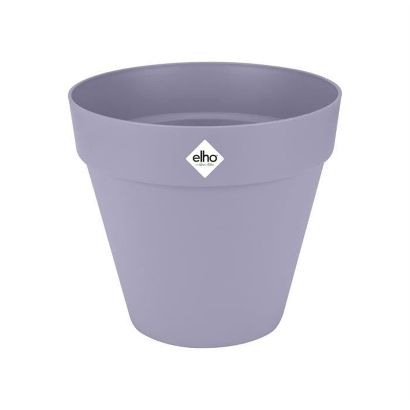 Image secondaire de Pot de fleur - Elho - Loft Urban Rond - Roues 40 - Violet - L 39 x B 38.5 x H 35 cm - Extérieur - 100% recyclé