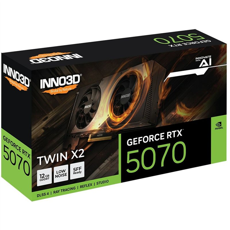 Image secondaire de Carte Graphique INNO3D N50702-12D7-195064N nvidia geforce rtx 5070 12 GB