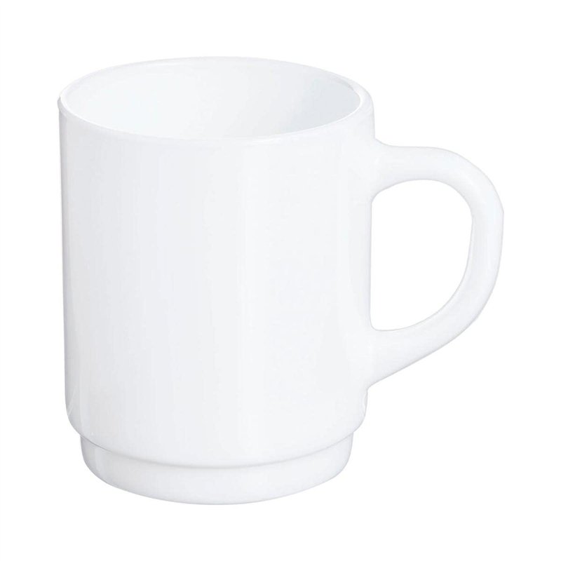 Arcoroc Restaurant Uni Lot de 6 tasses empilables 250 ml