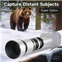 Téléobjectif EF/EF-S JINTU 650-1300mm F8 Zoom Objectif pour Canon EOS SLR 4000D 2000D 80D 90D 5D III 6D 7D II 60D 70D 250D 750D 