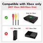 Gam3Gear - Câble composite audio vidéo AV de 1,8 mètre pour Microsoft XBox Gen 1 classique original