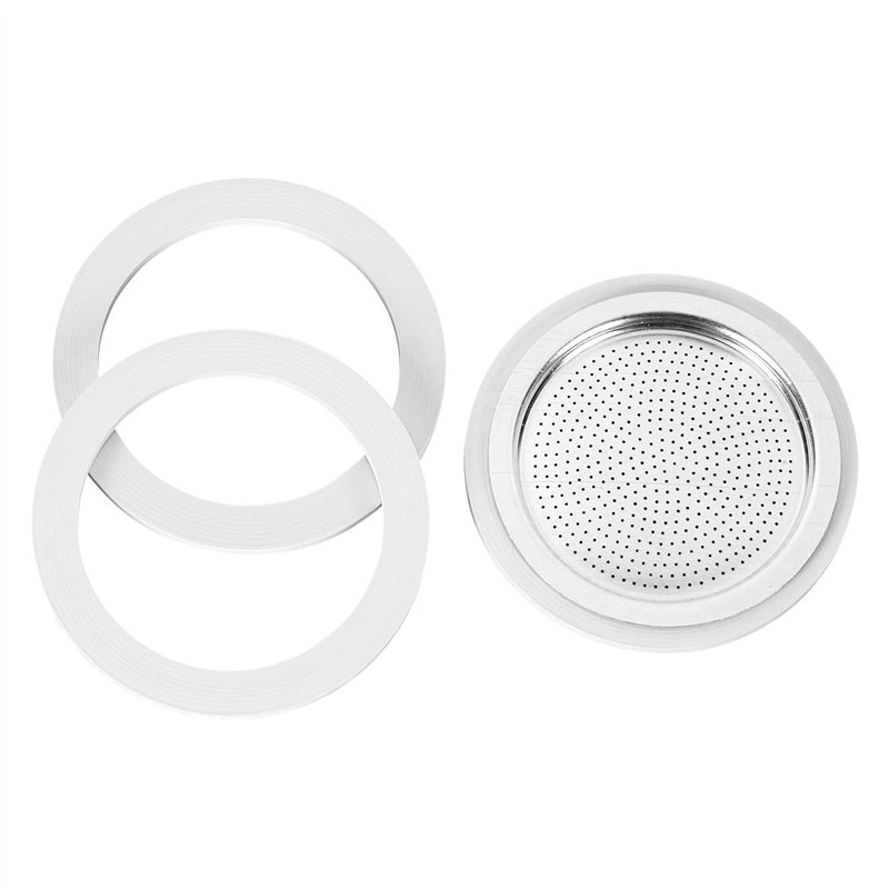 Image secondaire de Bialetti Paquet 3 Joints et 1 Filtre pour cafetière 6 Tasses Matériau : Aluminium.