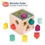 B. Toys - Wonder Cube - Jouet de développement en Bois - trieur de Formes - 9 Formes colorées - Jouet éducatif pour Les Tout-Pet
