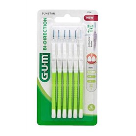 GUM Sistema Interdentaire Ultra Bi-Direct. Micro Fin Art.2114 6 PIÈCES GUM Sistema Interdentaire Ultra Bi-Direct. Micro Fin Art.2114 6 PIÈCES