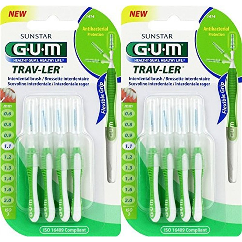 Gum - Trav-Ler 1,1 1414 - Lot de 2