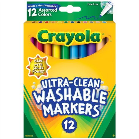 Crayola CYO587813 Marqueurs fins lavables