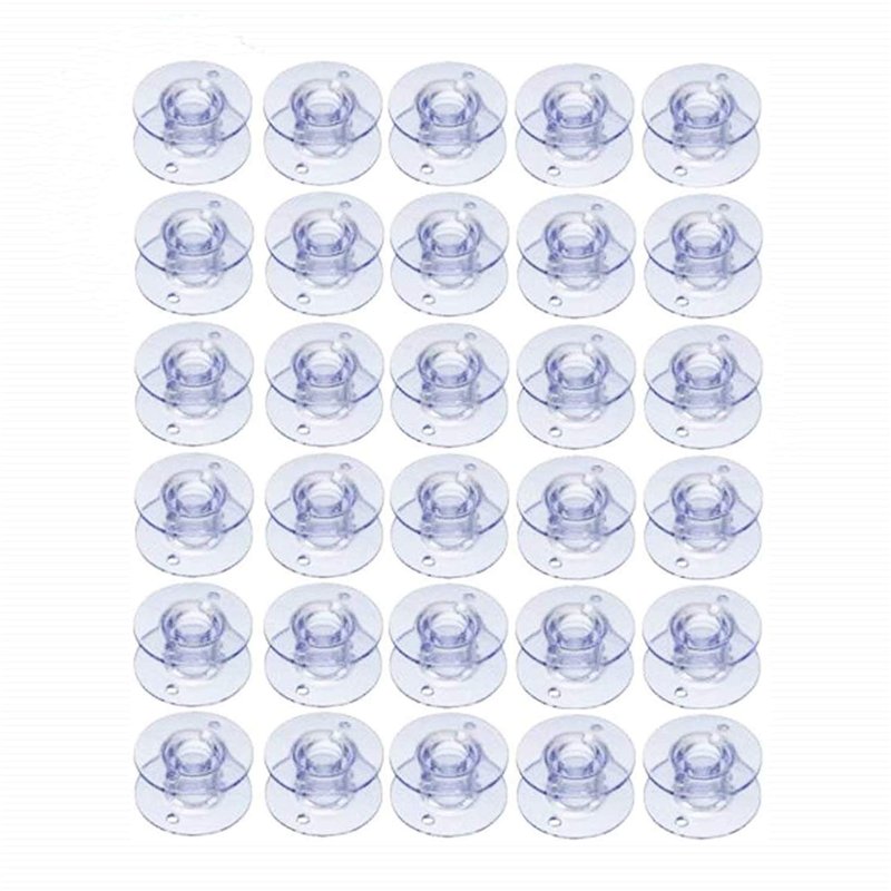 Lot de 30 bobines en plastique pour machine à coudre Brother Style SA156