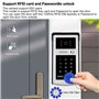 FTSTech 7" Couleur Filaire Vidéo Porte Téléphone RFID Caméra Vidéo Sonnette Système d'Interphone pour Les Appartements à Domicil
