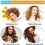 TX 18pcs bigoudis pour cheveux magiques, bigoudis en spirale avec Crochets, Coiffage spirale magique Kit de coiffure pour femme