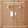 Aqara Détecteur d'Ouverture Porte/Fenêtre, NÉCESSITE AQARA HUB, Connexion Zigbee, Détecteur sans Fil pour Système d'Alarme et Do