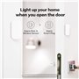 Aqara Détecteur d'Ouverture Porte/Fenêtre, NÉCESSITE AQARA HUB, Connexion Zigbee, Détecteur sans Fil pour Système d'Alarme et Do