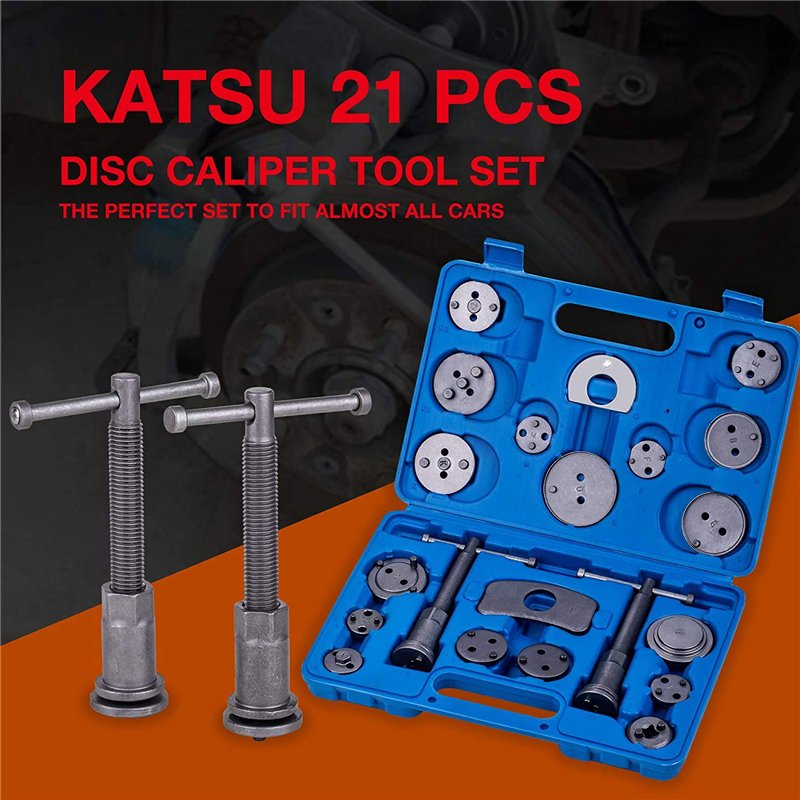 Image secondaire de KATSU Coffret 21 pièces repousse piston d'étrier de frein kit universel d'outils pour voiture