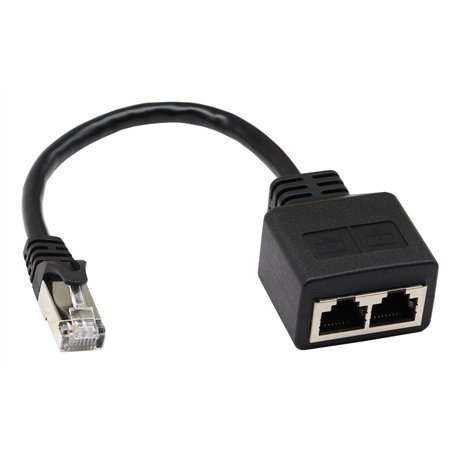 zdyCGTime Réseau RJ45 Cble Adaptateur Répartiteur