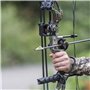 12 Pointes de Chasse au tir à l'arc, Têtes de Flèches à 100 Grains avec 3 Lames en Acier Inoxydable, Pointes de flèche en Plein