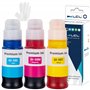 LCL Imprimante Bouteille d'encre Compatible GI-50 GI-50C GI-50M GI-50Y 3403C001 3404C001 3405C001 (1Cyan 1Magenta 1Jaune) Rempla
