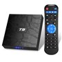 TUREWELL T9 Android 9.0 Boîtier TV 2 Go RAM/16 Go ROM Support 2.4/5.0 GHz WiFi BT4.0 RK3318 Quad-Core 4K 3D HD DLNA Smart TV Box