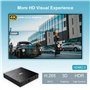 TUREWELL T9 Android 9.0 Boîtier TV 2 Go RAM/16 Go ROM Support 2.4/5.0 GHz WiFi BT4.0 RK3318 Quad-Core 4K 3D HD DLNA Smart TV Box