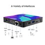 Android 11 TV Box,TUREWELL Android Box 4Go RAM 32Go ROM RK3318 Quad-Core 64bit Cortex-A53 Support 2.4/5.0GHz Dual-Band WiFi BT4.
