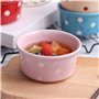 Bol de Cuisson en Céramique à Pois