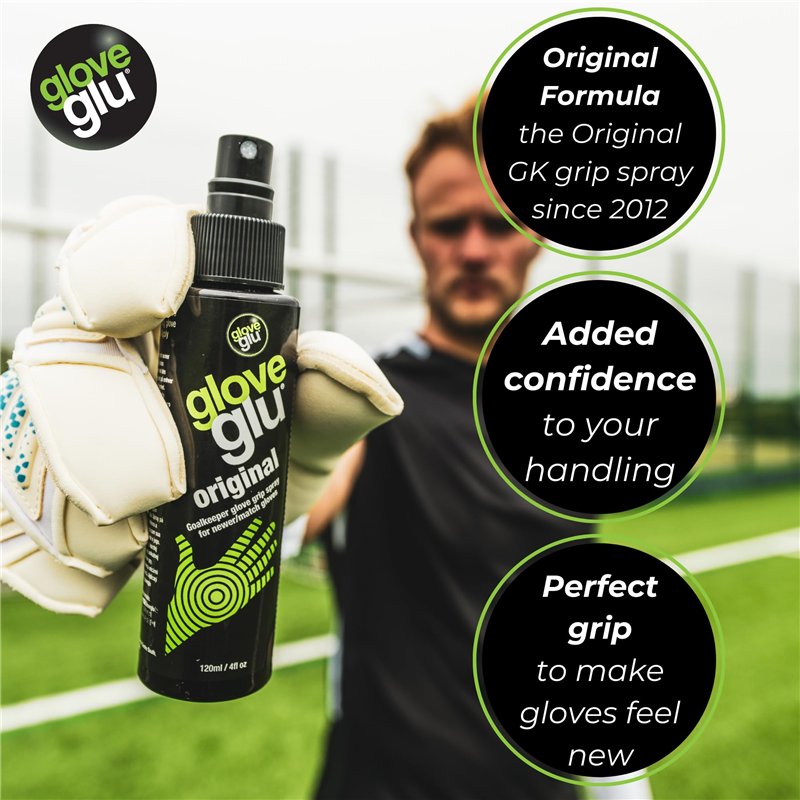 Image secondaire de gloveglu 120 ML Original Gants de Gardien Grip Spray pour Nouveaux Match Gants de Gardien But