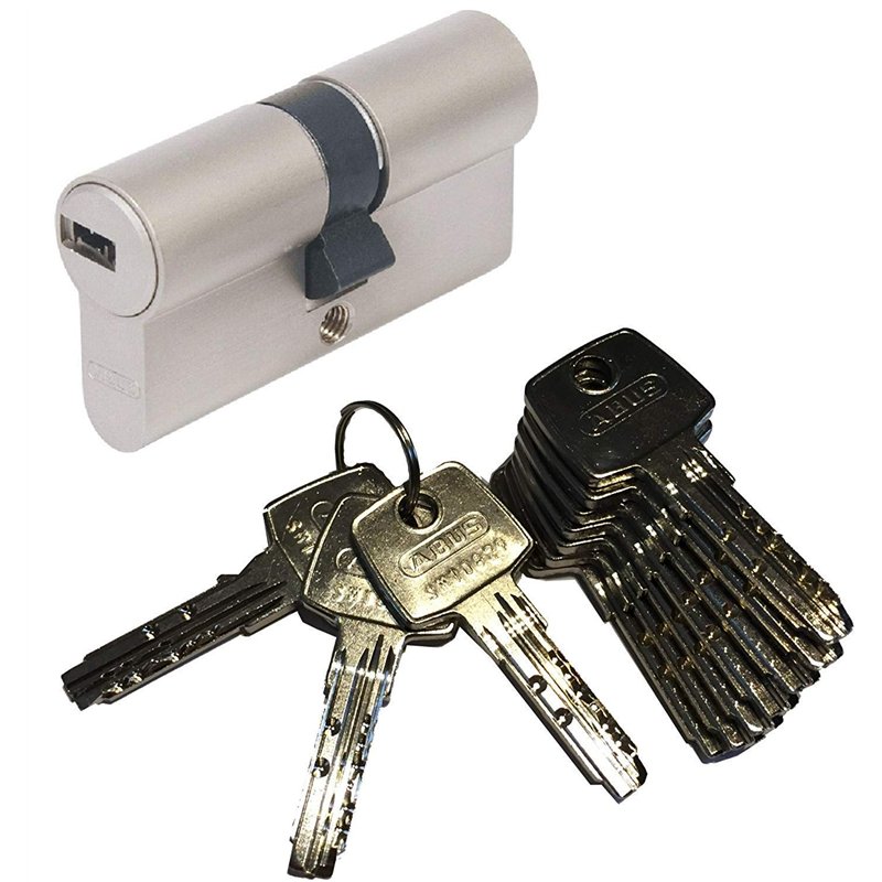 ABUS - EC550 Profil-Double cylindre Longueur (a/b) 40/45mm (c=85mm) avec 10 Clés