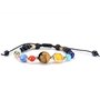 3 X Galaxy Système solaire Bracelet Univers Neuf Planètes Étoile Perles De Pierre Naturelle Bracelets Bracelets Bracelets Réglab