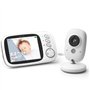 GHB Babyphone Caméra 3.2 inches Bébé Moniteur Babyphone Vidéo LCD Couleur Bébé Surveillance 2.4 GHz Communication Bidirectionnel