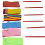 Create idea 6X Danse Ruban Gym Rythmique Art Gymnastique 4M Rubans Streamer Twirling Rod Bâton