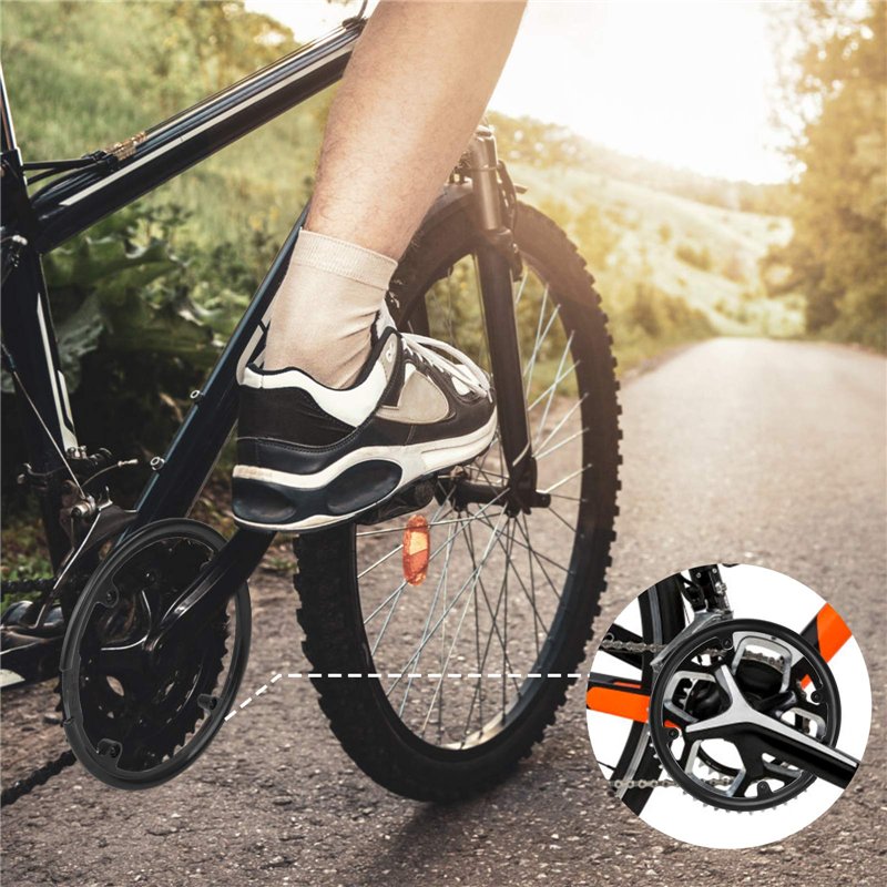 Image secondaire de HUAYUE Protection Chain Vélo, Couverture De Chaîne De Bicyclette Couvre Chaine Vélo Couvercle De Pédaliercouvre Chaine Vélo 42 /
