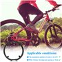 HUAYUE Protection Chain Vélo, Couverture De Chaîne De Bicyclette Couvre Chaine Vélo Couvercle De Pédaliercouvre Chaine Vélo 42 /