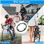 HUAYUE Protection Chain Vélo, Couverture De Chaîne De Bicyclette Couvre Chaine Vélo Couvercle De Pédaliercouvre Chaine Vélo 42 /