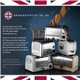 Dualit Toaster Grille Pain 4 Tranches Classic Vario - Grille Pain Inox Fabriqué au Royaume-Uni - Éléments ProHeat® Exclusifs - F