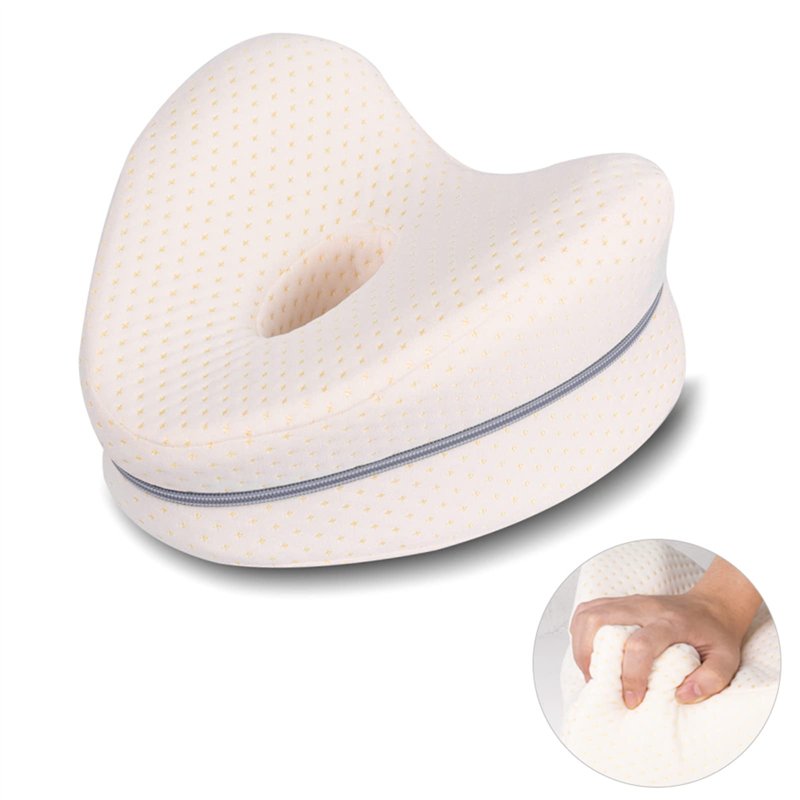 Dioxide Coussin de Jambe, Ergonomique pour Les Hanches, Le Dos, Les Jambes, Les Genoux, Choix idéal pour Dormir sur Le côté