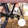ShiSheng Jauge de Chaîne de Vélo 1 Pcs Testeur d'usure de Chaîne de Vélo en Acier Inoxydable Indicateur de Chaîne de Vélo Règle