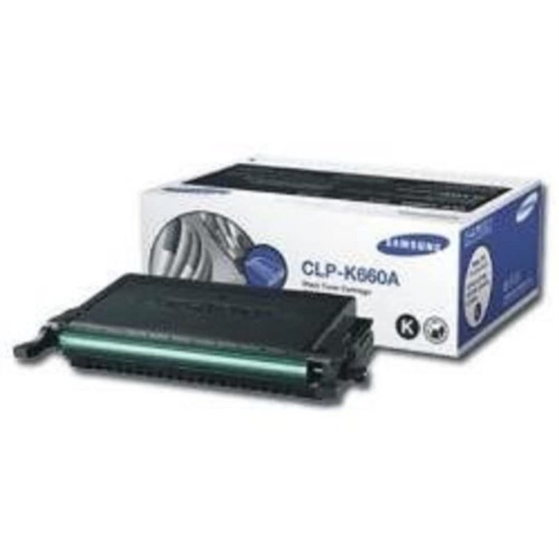 Samsung - CLP-K660A - Low Yield - Noir - Original - Cartouche de Toner - pour CLP-610ND, 660ND; CLX 6200FX, 6200ND, 6210FX, 6240
