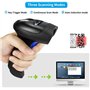 NetumScan - Scanner de codes-barres 2D portable, lecteur/imageur de codes-barres portable (PDF417, QR, Data Matrix) avec câble U