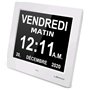 LEMNOI 8" Pouce LCD Horloge Numérique Calendrier N11 avec Date Jour Et Heure Horloge Non-Abrégée Auto Dimming 8 Langues HD Displ